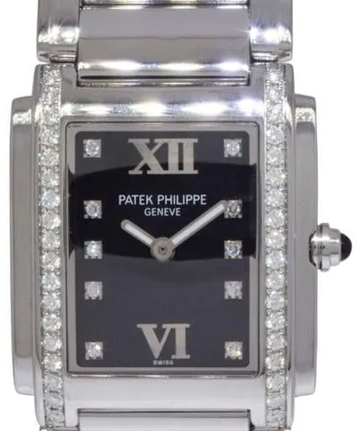 Patek Philippe Twenty~4 4910/10A 25.1mm Stainless steel Black