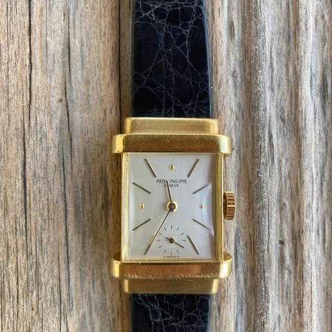 Patek Philippe Top Hat 1450 25mm Yellow gold Silver 10