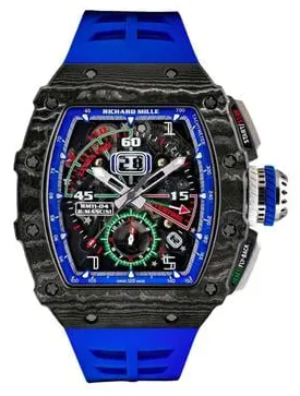 Richard Mille RM 011 RM11-04 50mm Carbon fiber Skeletonized