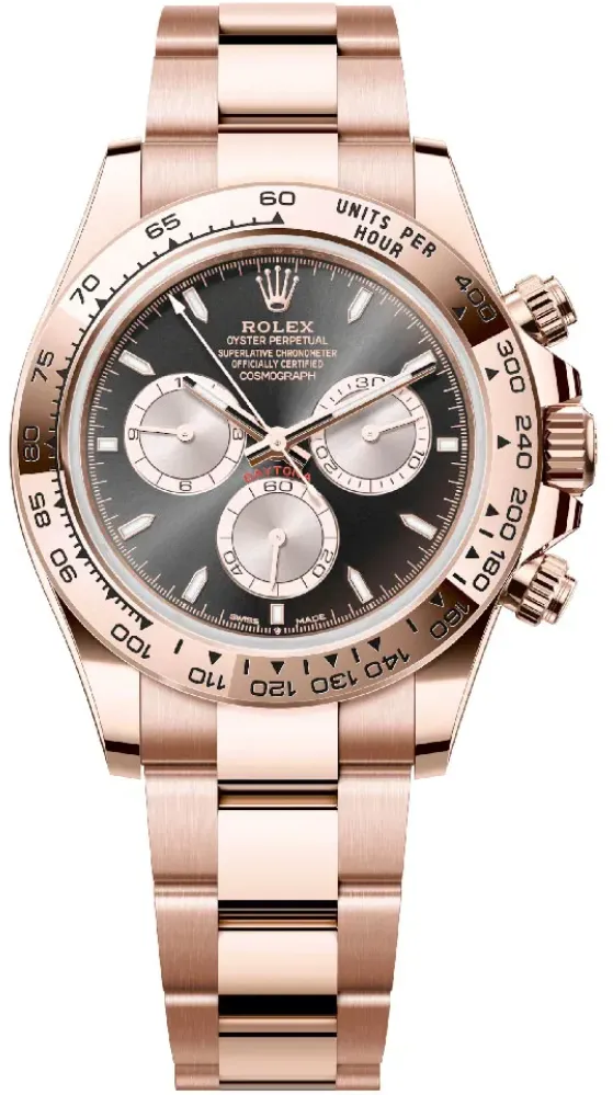 Rolex Daytona 126505 40mm Rose gold Black