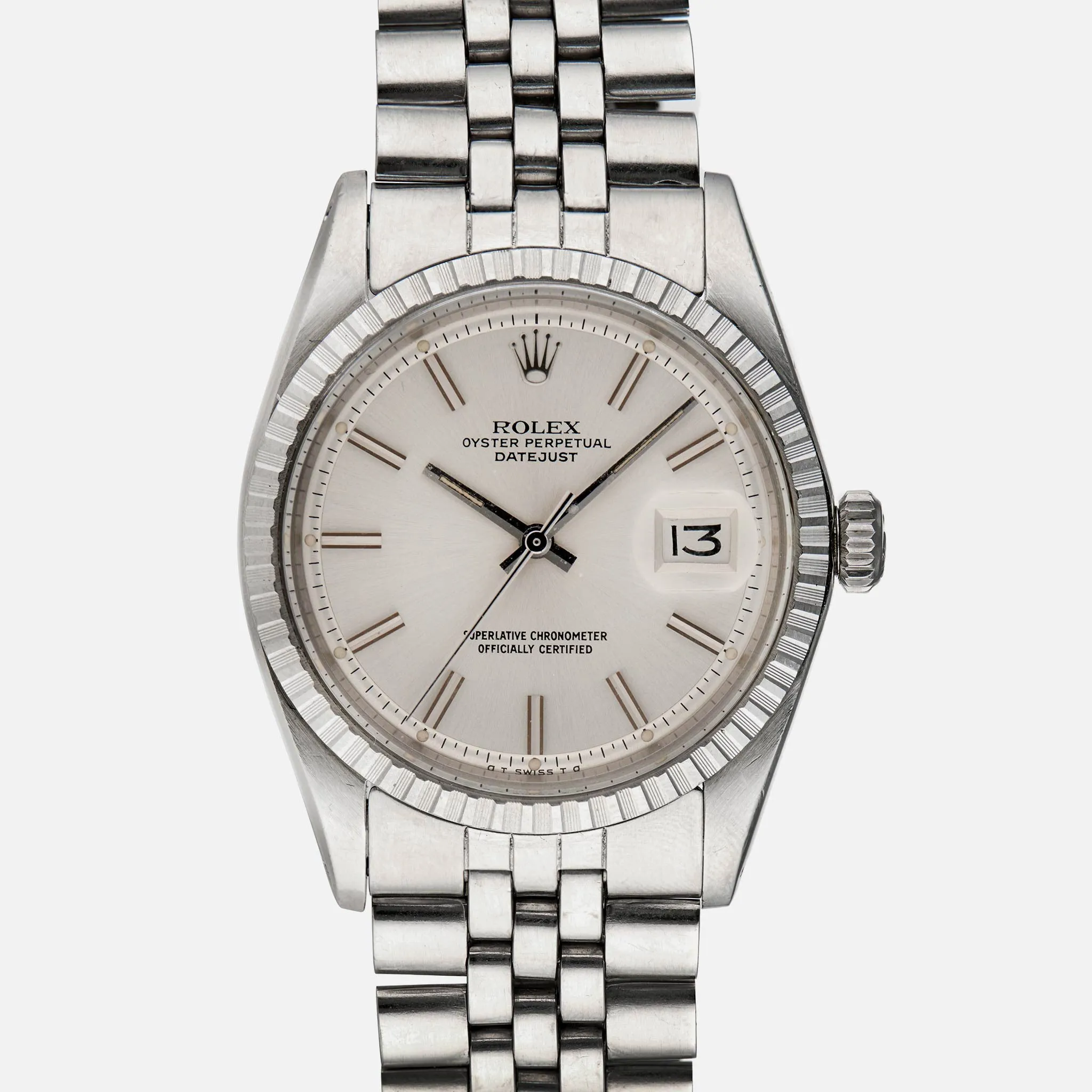 Rolex Datejust 1603 36mm Stainless steel Silvered