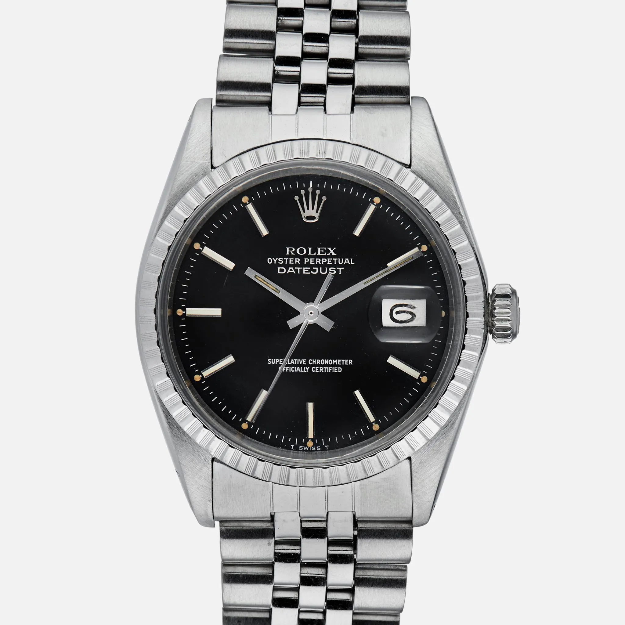 Rolex Datejust 1603 36mm Stainless steel Black