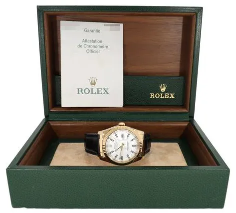 Rolex Datejust 116138 36mm Yellow gold White 3