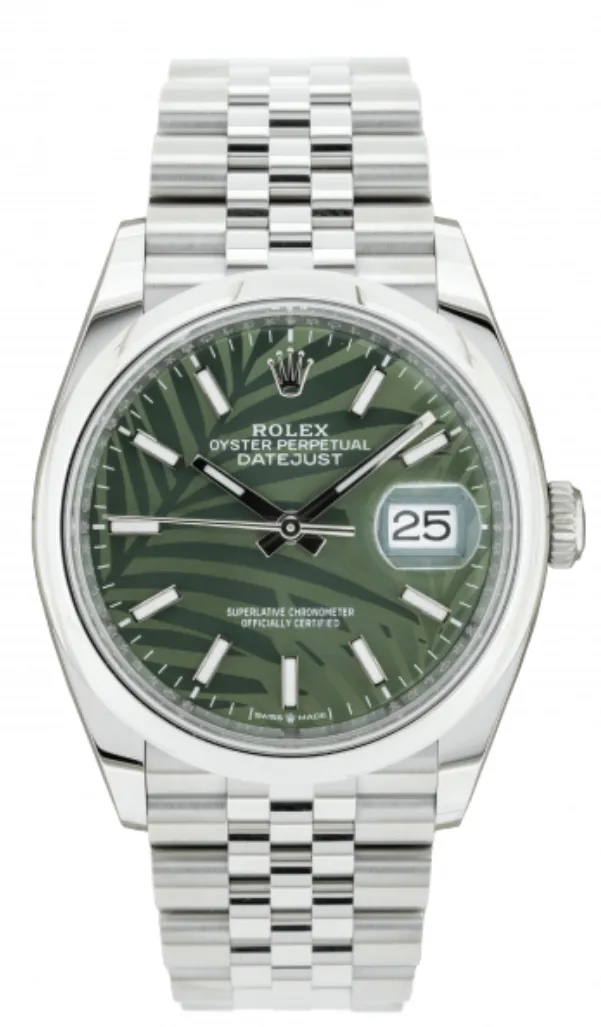 Rolex Datejust 36 126200 36mm Stainless steel Green