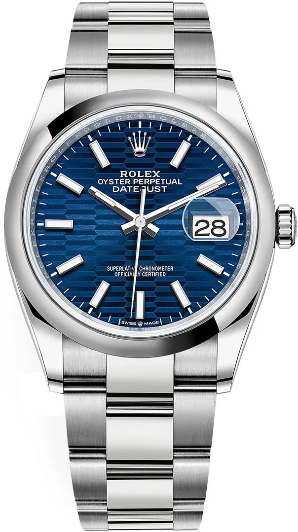 Rolex Datejust 36 126200 36mm Stainless steel Blue