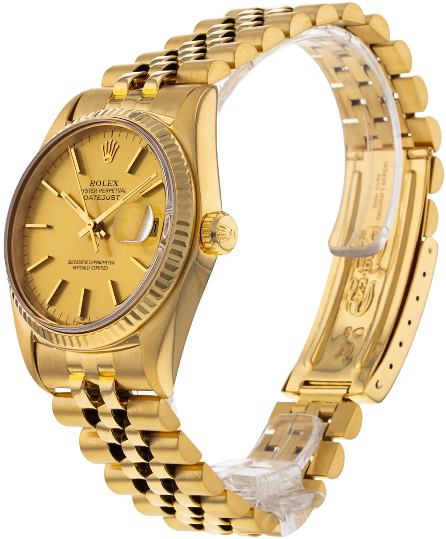 Rolex Datejust 36 16018 36mm Yellow gold Champagne 1