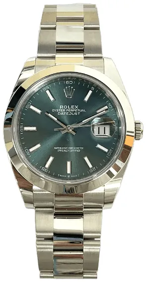 Rolex Datejust 126300-0019 41mm Oystersteel Green