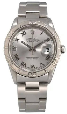 Rolex Datejust Turn-O-Graph 16264 36mm Stainless steel Gray