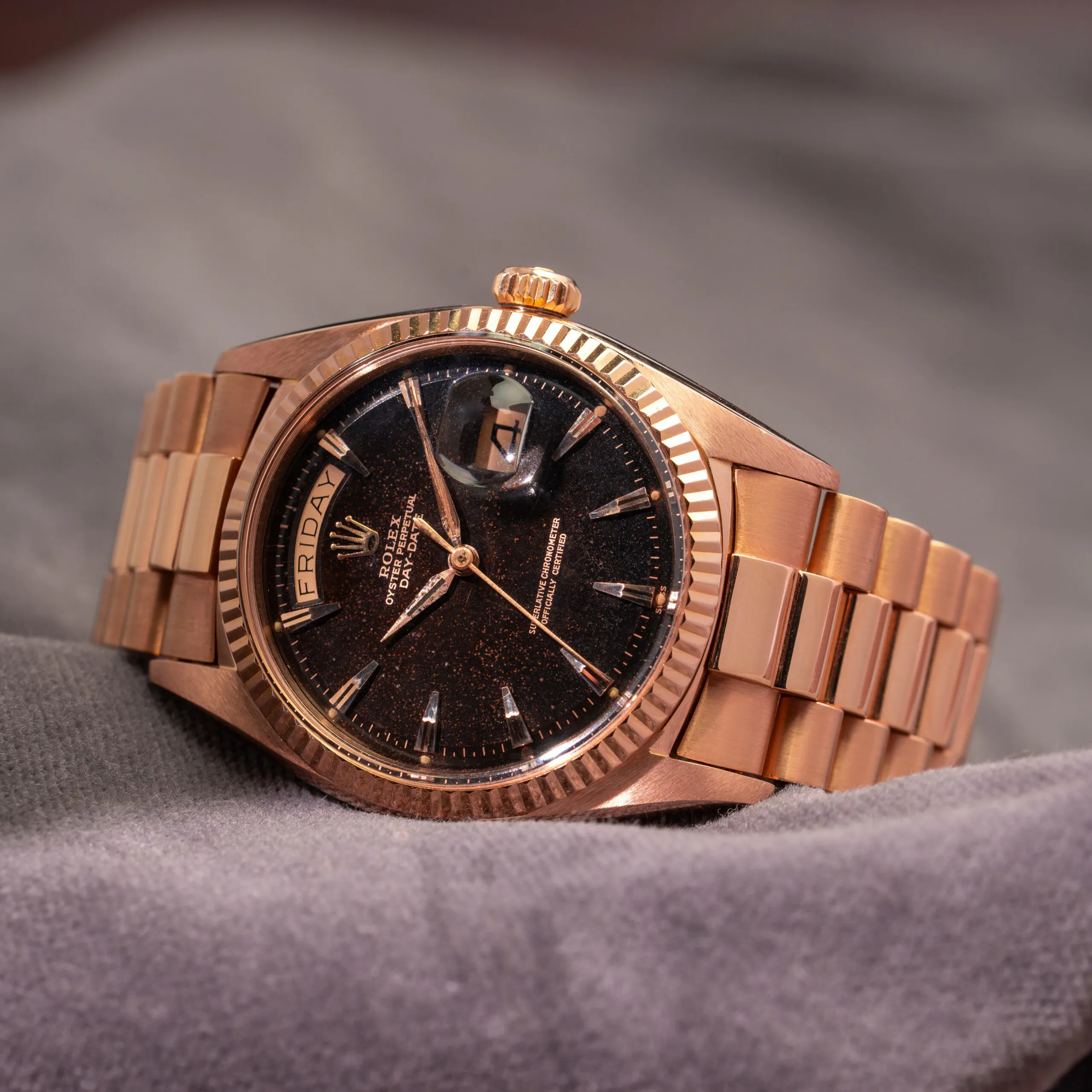 Rolex Day-Date 1803 36mm Rose gold Brown