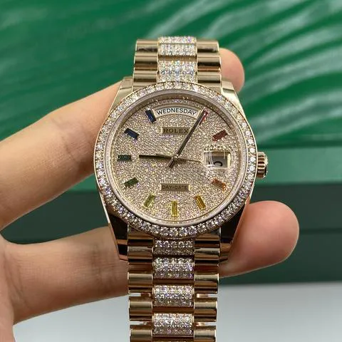 Rolex Day-Date 36 128345RBR 36mm Rose gold Rose