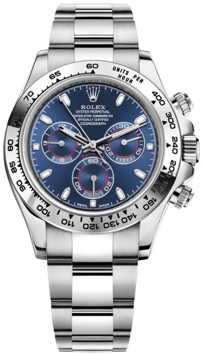 Rolex Daytona 116509 40mm White gold Blue