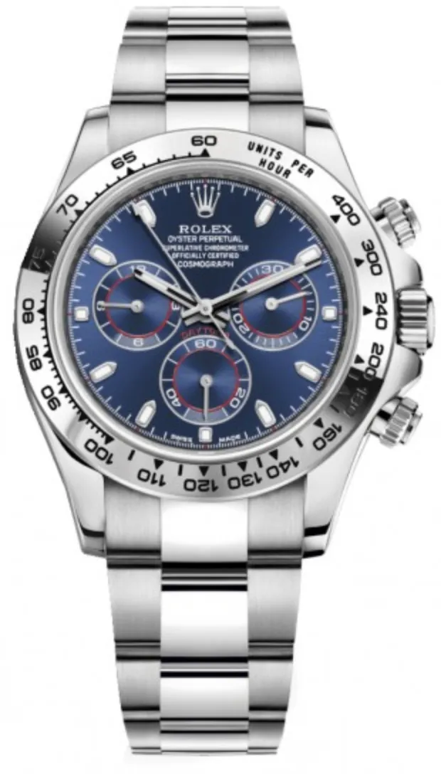 Rolex Daytona 116509 40mm White gold Blue