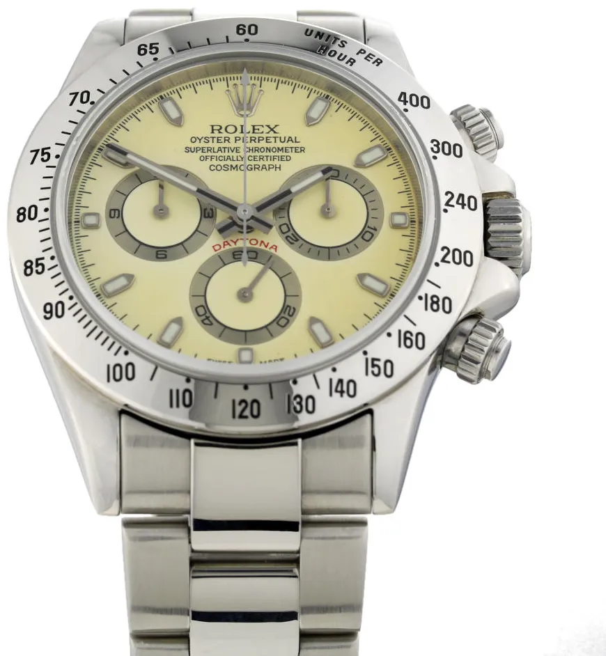 Rolex Daytona 116520 40mm Stainless steel Cream