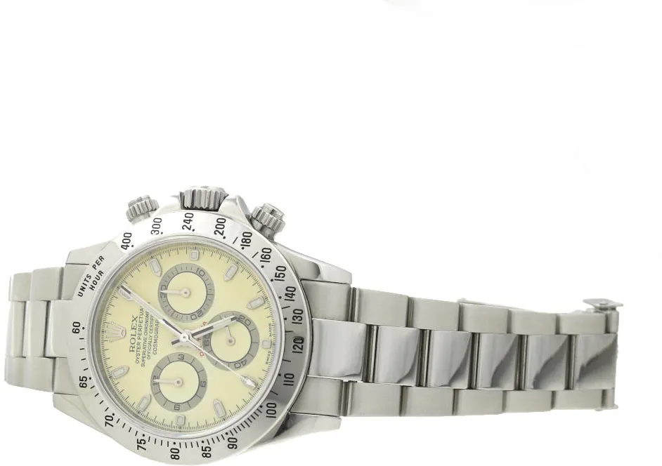 Rolex Daytona 116520 40mm Stainless steel Cream 6