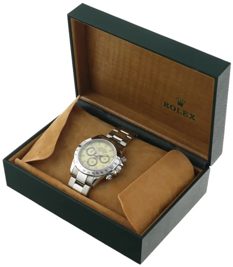 Rolex Daytona 116520 40mm Stainless steel Cream 9