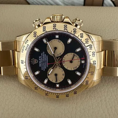 Rolex Daytona 116528 40mm Yellow gold Black 14