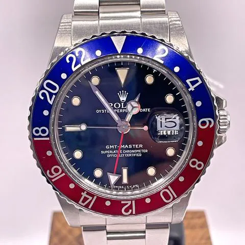 Rolex GMT-Master 16750 40mm Stainless steel Black