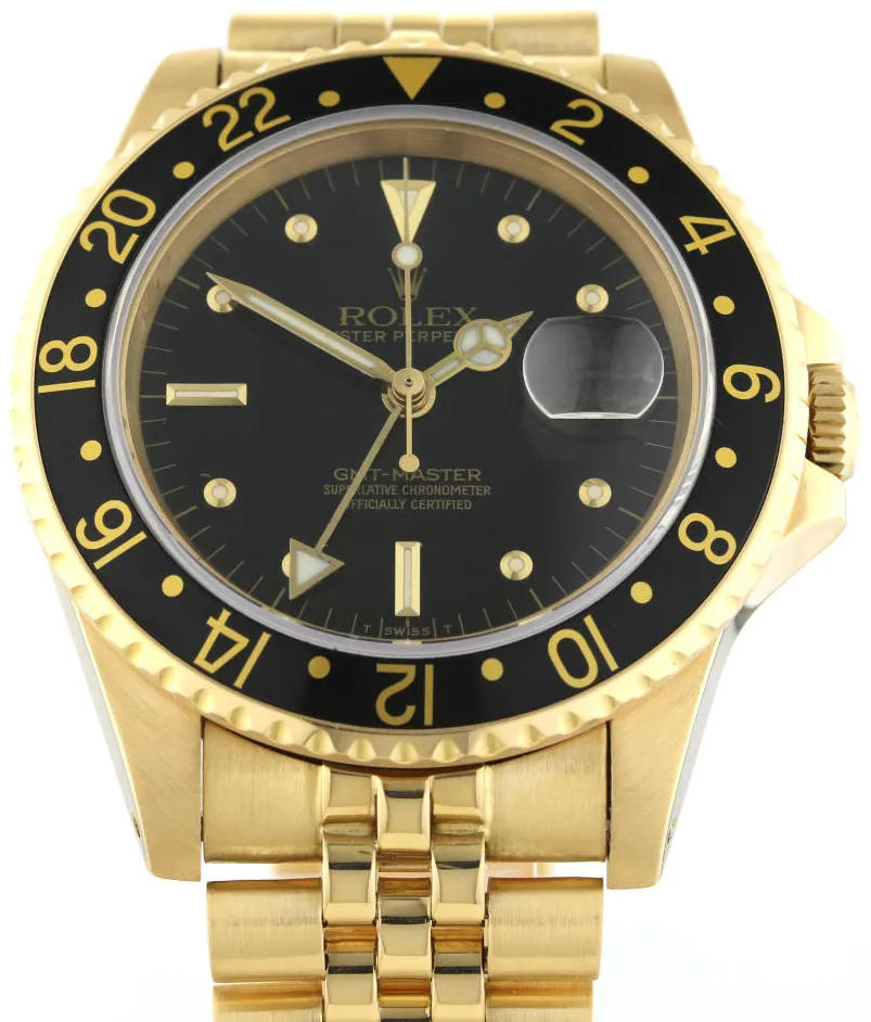 Rolex GMT-Master 16758 40mm Yellow gold Yellow