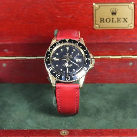 Rolex GMT-Master 16758 40mm Yellow gold Black