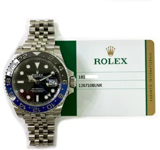 Rolex GMT-Master II 126710BLNR-0002 Stainless steel Black