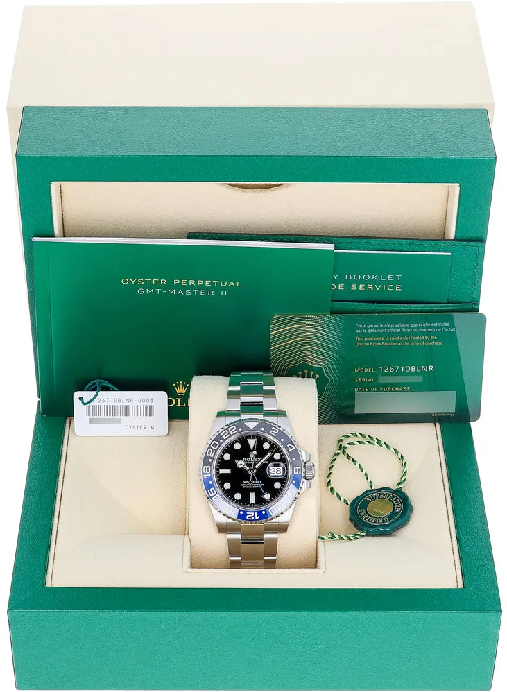 Rolex GMT-Master II 126710BLNR-0003 40mm Oystersteel Black 1