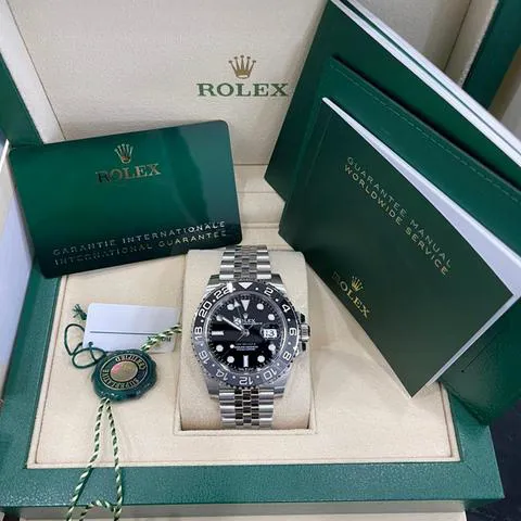 Rolex GMT-Master II 126710GRNR 40mm Stainless steel Black