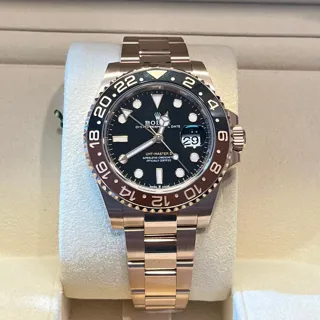 Rolex GMT-Master II 126715 Rose gold Black