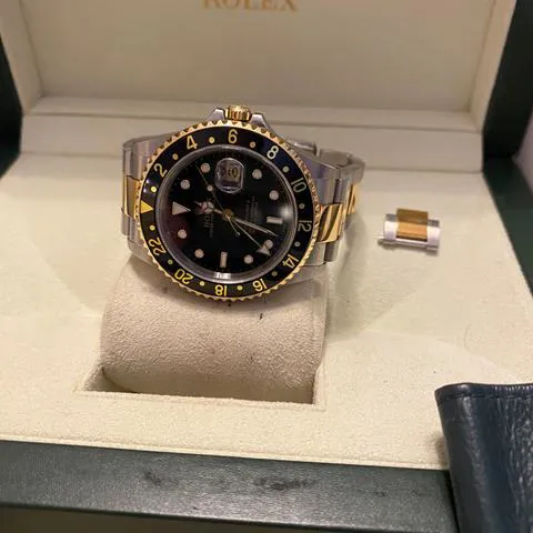 Rolex GMT-Master II 16713 40mm Yellow gold and Stainless steel Black 2