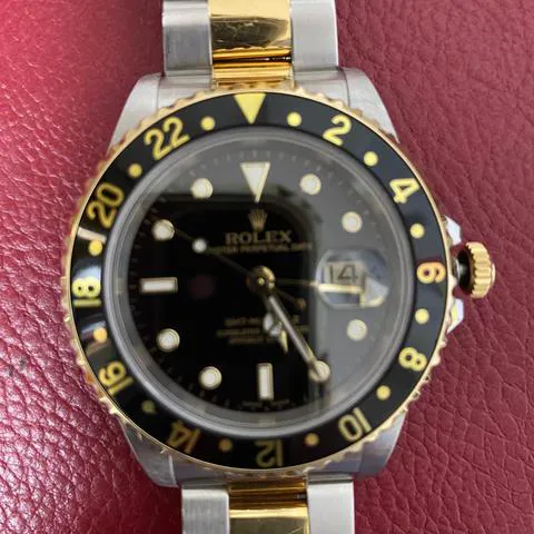 Rolex GMT-Master II 16713 40mm Yellow gold and Stainless steel Black 7