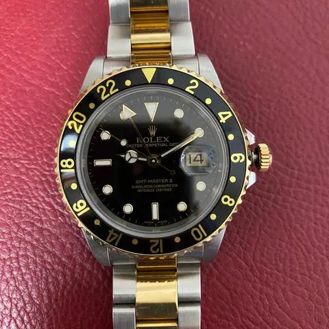 Rolex GMT-Master II 16713 40mm Yellow gold and Stainless steel Black 8