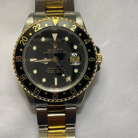 Rolex GMT-Master II 16713 40mm Yellow gold and Stainless steel Black 6