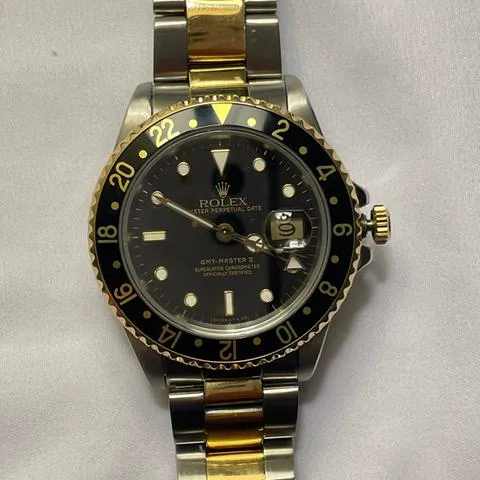 Rolex GMT-Master II 16713 40mm Yellow gold and Stainless steel Black 9