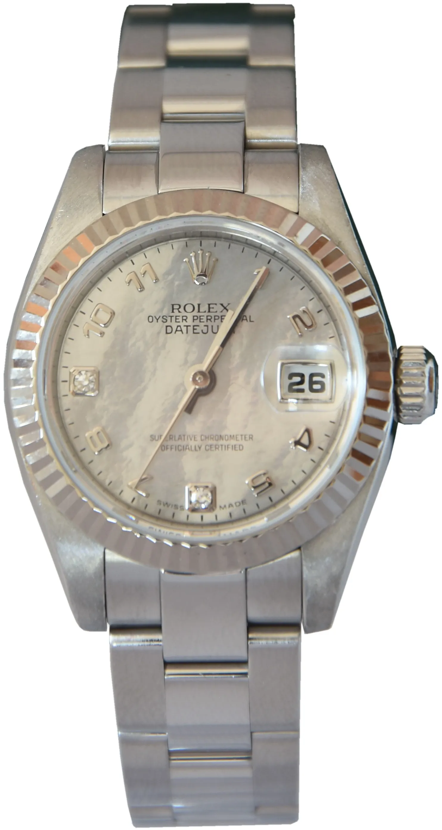 Rolex Lady-Datejust 179174 26mm Stainless steel Mother-of-pearl