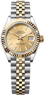 Rolex Lady-Datejust 279173-0001 Yellow gold and Stainless steel Champagne