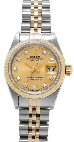 Rolex Datejust 69173G 26mm Stainless steel Champagne