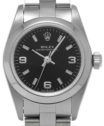 Rolex Oyster Perpetual 76080 24mm Stainless steel Black 11