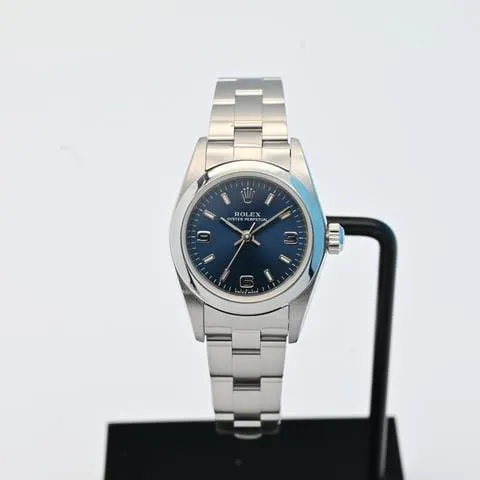 Rolex Oyster Perpetual 76080 24mm Stainless steel Blue