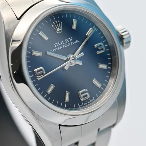 Rolex Oyster Perpetual 76080 24mm Stainless steel Blue 3