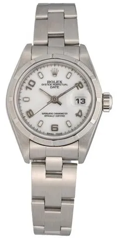 Rolex Oyster Perpetual Date 79190 26mm Stainless steel White