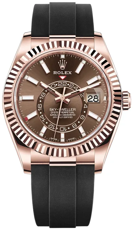 Rolex Sky-Dweller 326235 42mm Pink gold Chocolate