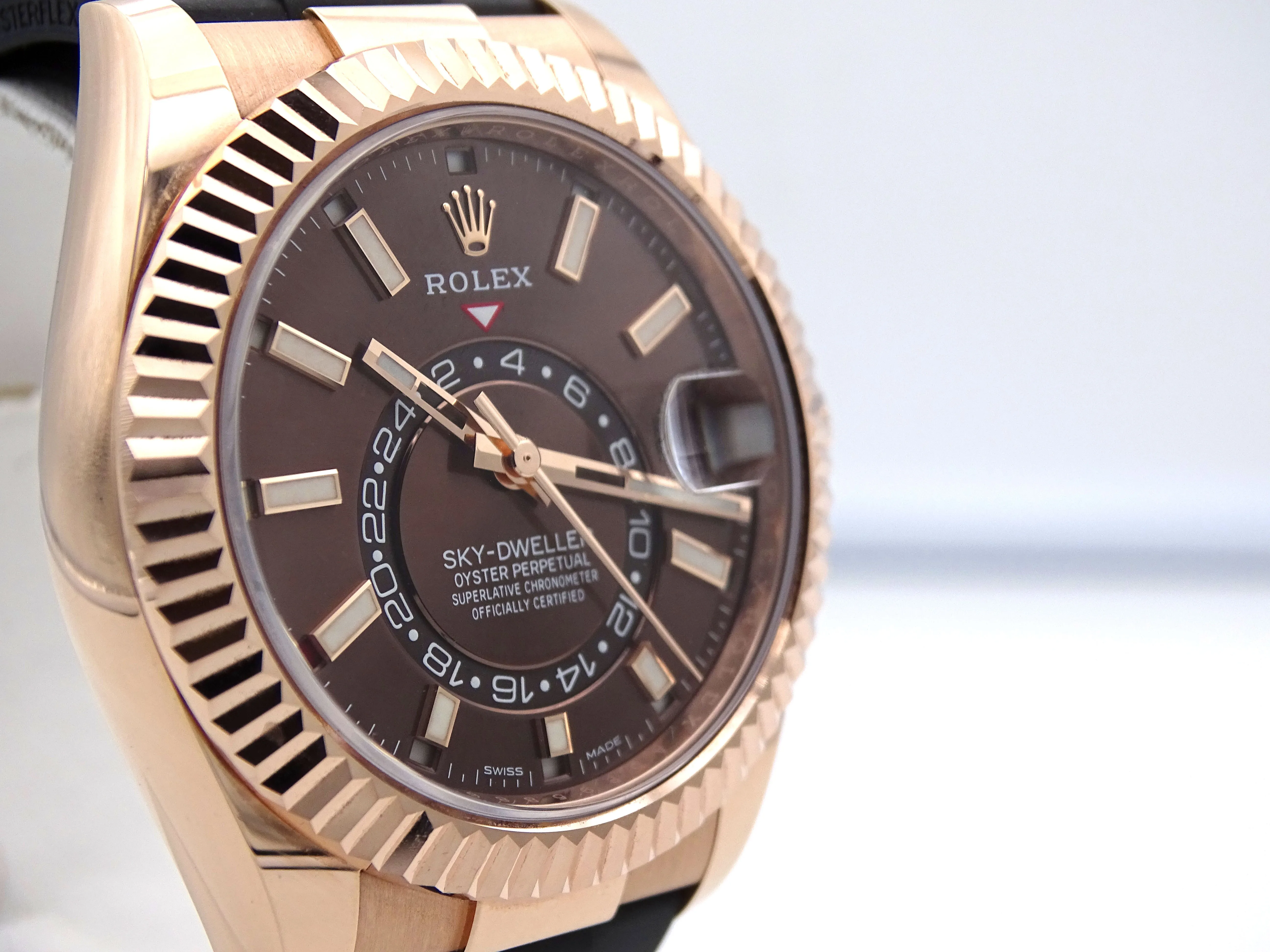 Rolex Sky-Dweller 326235 42mm Pink gold Chocolate 8