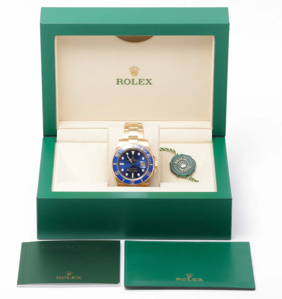 Rolex Submariner 116618LB 40mm Yellow gold Blue 3