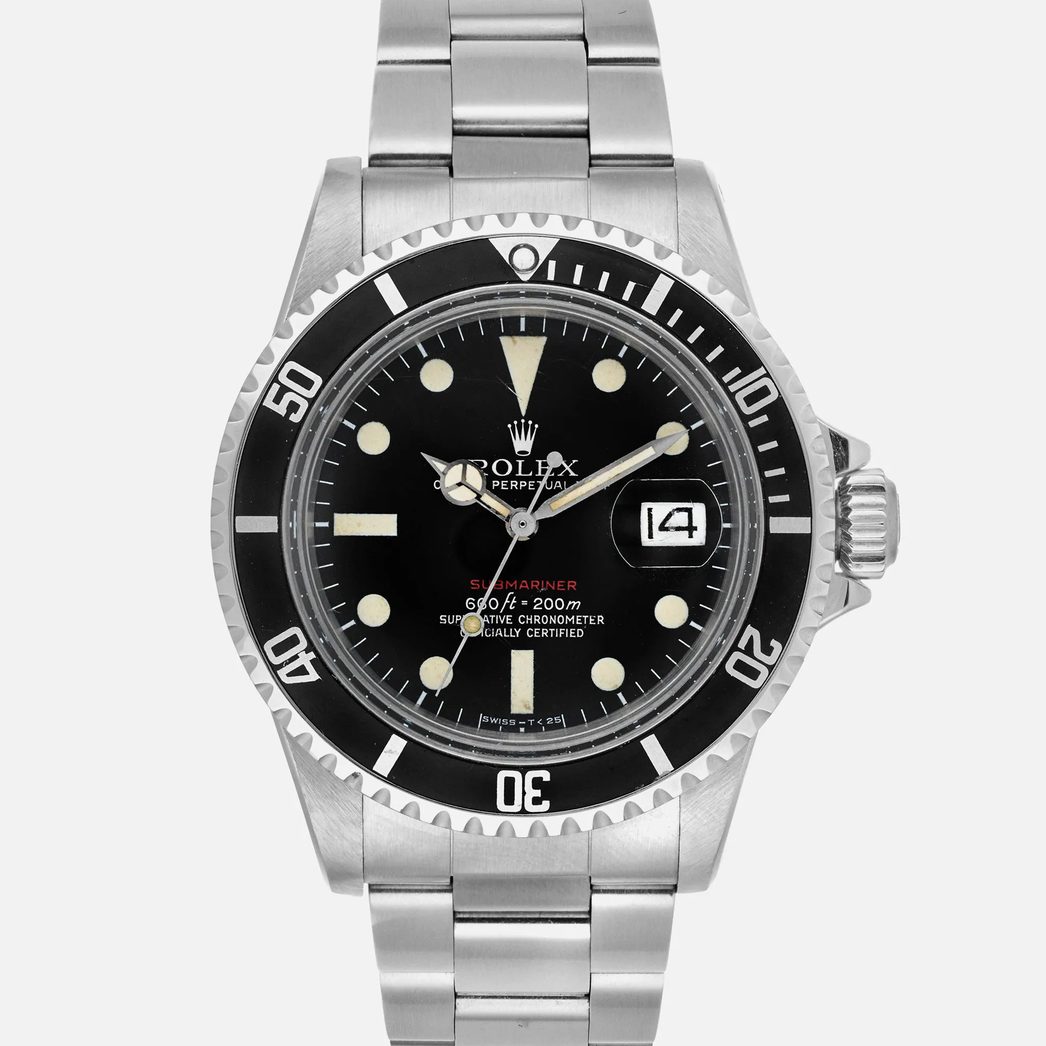 Rolex Submariner 1680 Red 40mm Stainless steel MK5