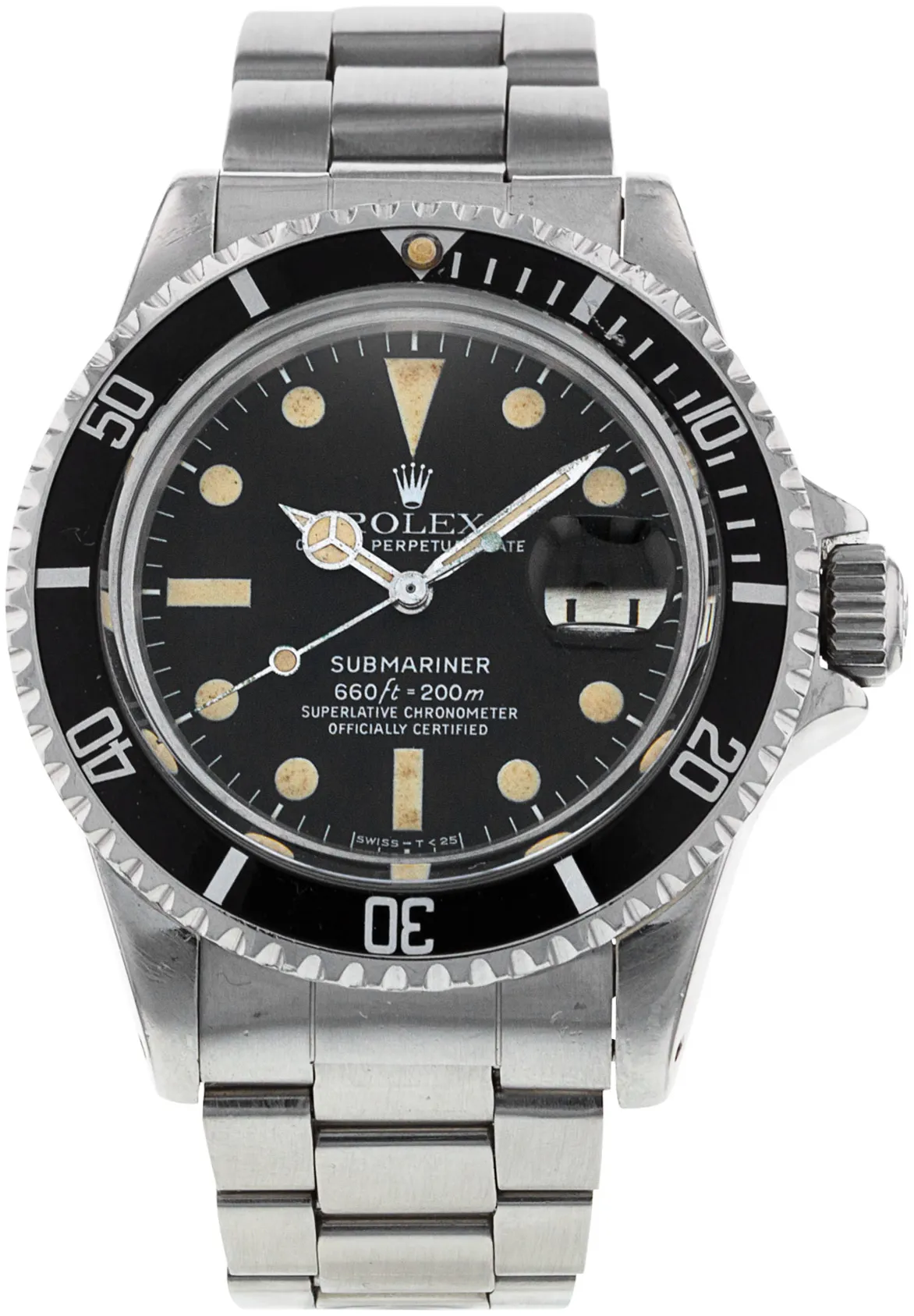 Rolex Submariner 1680 40mm Steel Black