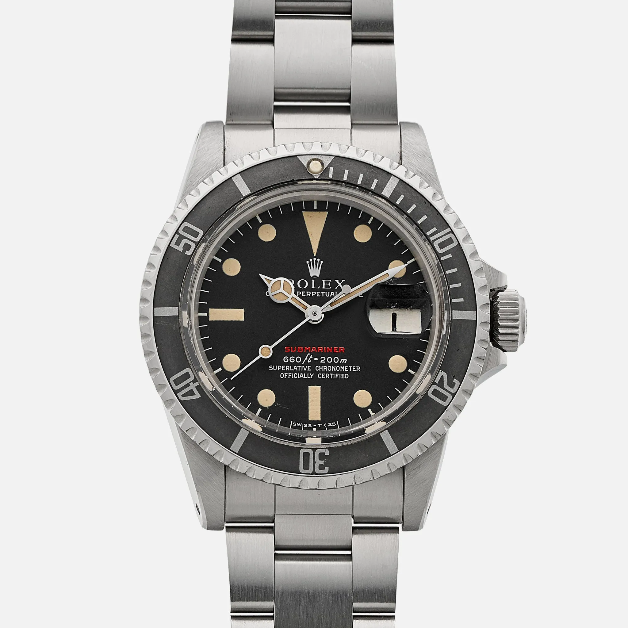 Rolex Submariner 1680 39mm Stainless steel Black