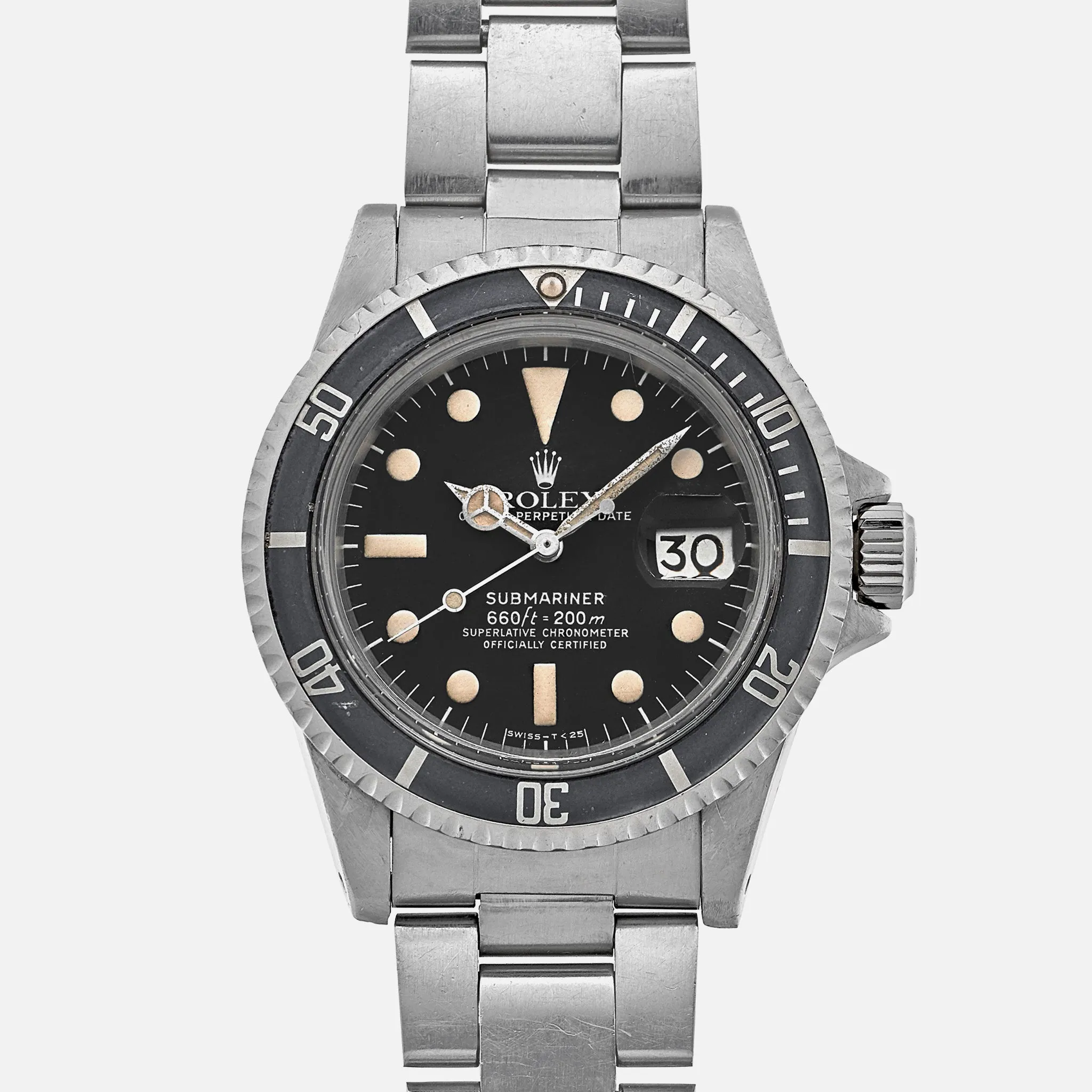 Rolex Submariner 1680 39mm Stainless steel Patina