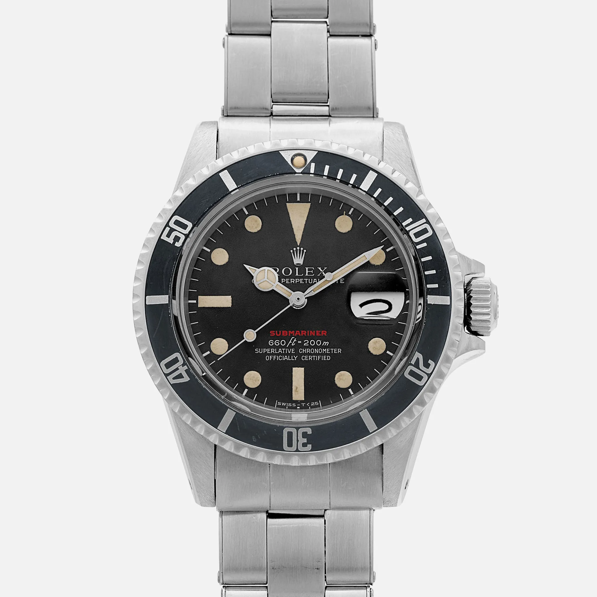 Rolex Submariner 1680 39mm Stainless steel Black