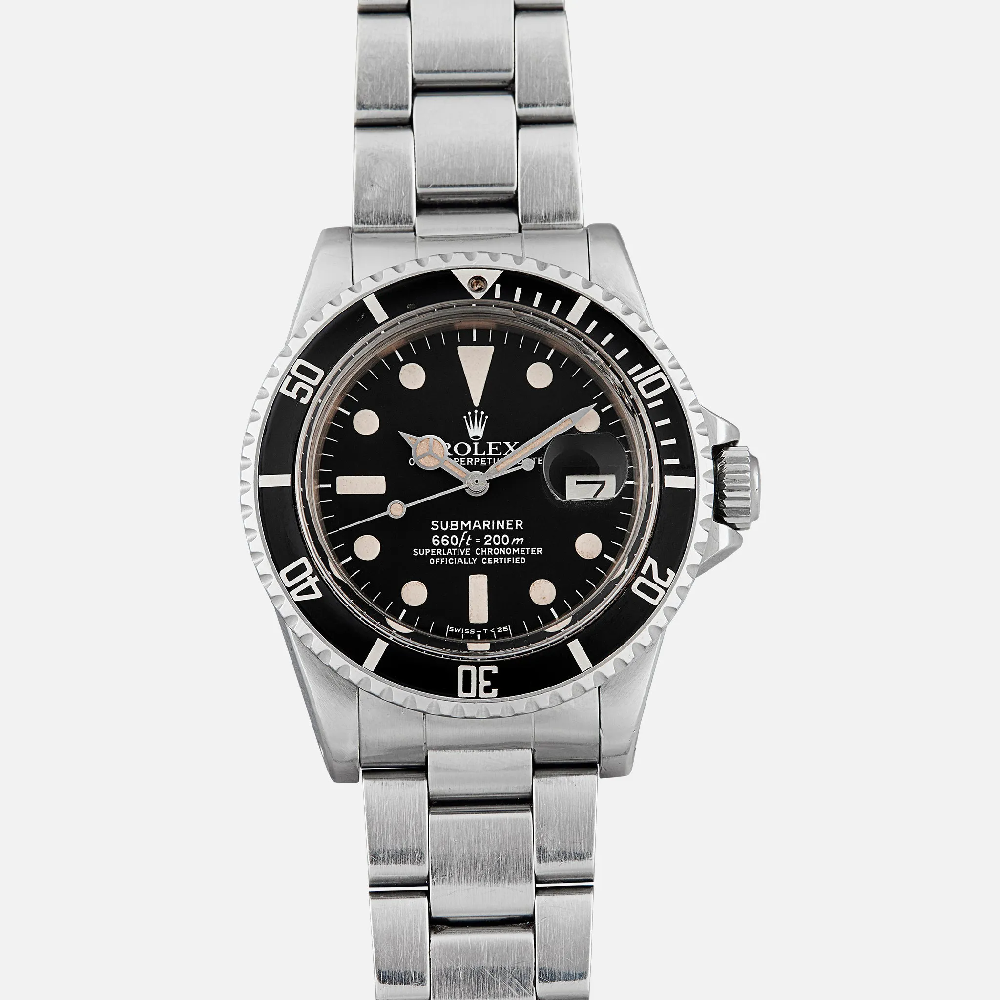 Rolex Submariner 1680 39mm Stainless steel White