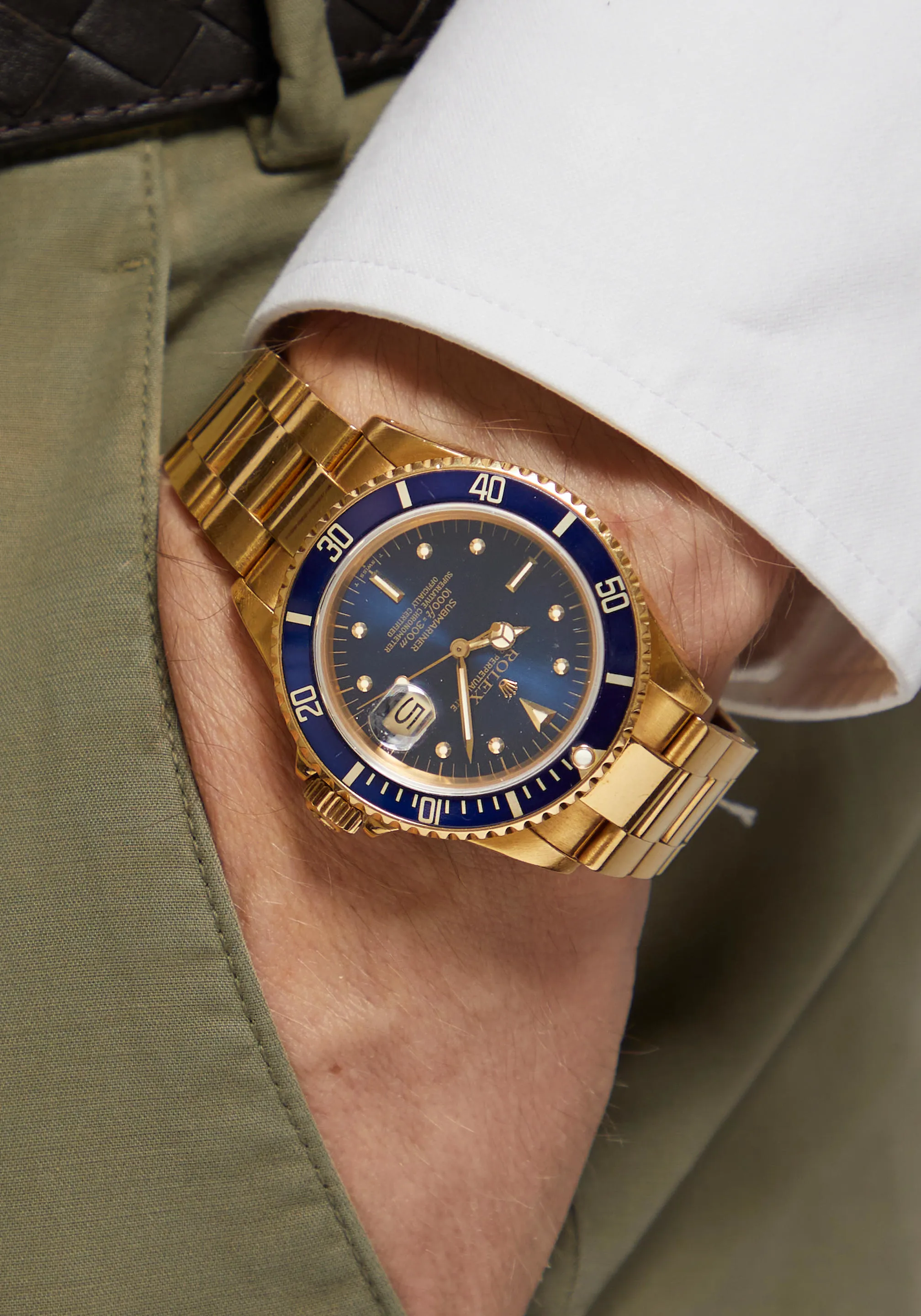 Rolex Submariner 16803 40mm Yellow gold and Stainless steel Blue 2