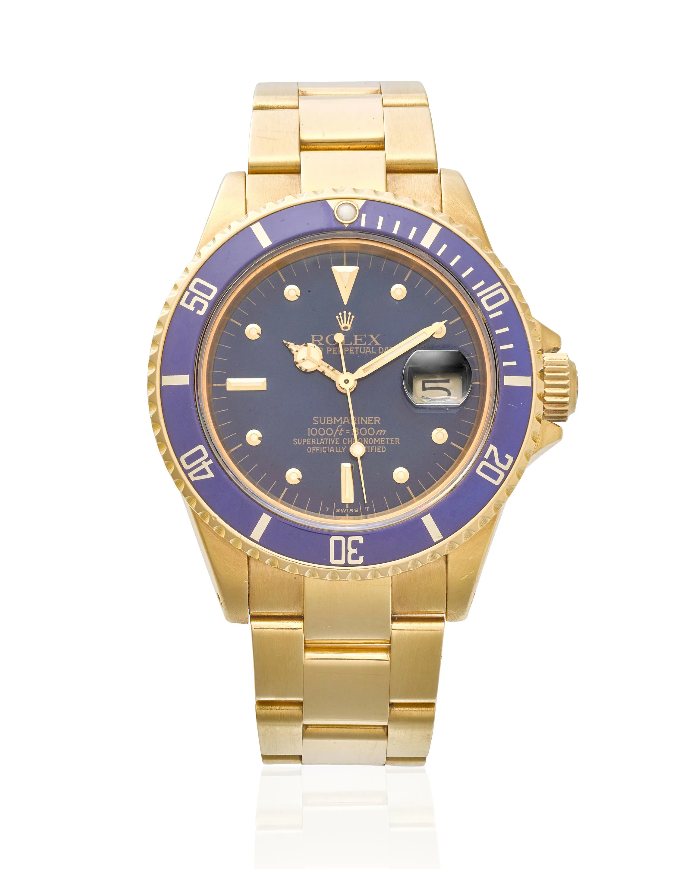 Rolex Submariner 16803 40mm Yellow gold and Stainless steel Blue 4